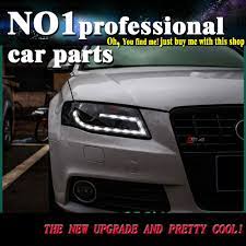 Car Styling 2009 2012 For Audi A4 B8 Headlights Led Head Lamp Drl Front Bi Xenon Lens Double Beam Hid Kit Car Lights Car Car Shop