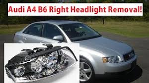 Audi A4 B6 Right Passenger Headlight Removal Replacement Headlight Bulb Replacement Youtube