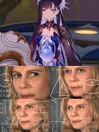 Tengo una duda genuina, ¿el cuerpo de Hysilens es de agua y lo que vemos  son sus costillas y columna, o es solo una onda que se manda? :  rHonkaiStarRail