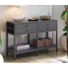 Dunlap Solid Wood Console Table In 2020 Console Table Narrow Console Table Furniture