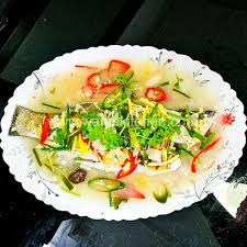 3 helai daun limau purut. Resepi Ikan Siakap Stim Limau Thai Untuk Dua Ekor Ikan Resepi Masakan Resepi Masakan