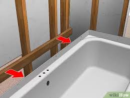 This would also be a good time to make changes to the size and elevation of the tub if different values are desired. How To Replace A Bathtub With Pictures Wikihow