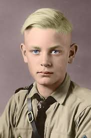The blond hair blue eyes is everywhere in the nazi propaganda racism at that time was still considered as a science. The Nazi Brand The History Corner