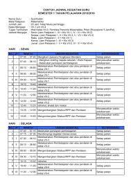 Check spelling or type a new query. Contoh Jadwal Kegiatan Guru