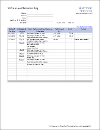 Maintenance request form templates template service excel tsurukame co. Free Vehicle Maintenance Log Template For Excel