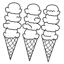At first you could still get it to work by pushing the little hemispherical blade back below the edge of the scoop and then the thumb button would work again. Scoop Ice Cream Coloring Page Page 4 Line 17qq Com Coloring Home