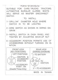 I have the following pictured ignition switch and have lost the diagram showing what wires go where. Emgo Universal Ignition Switch 3 Position 40 64000 Wiring Diagram