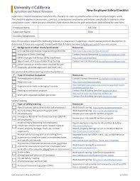 Preventive maintenance checklists, otherwise known as preventative maintenance checklists, are used to develop a. New Employee Safety Checklist Templates At Allbusinesstemplates Com