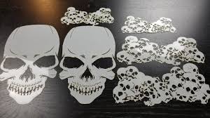 Wicked Airbrush Skull Stencil Templates How To Use Airbrushing Stencils Youtube