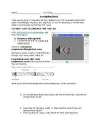 Nice ebook you should read is solubility simulation phet lab answers. Sound Waves Online Lab By Mrs Gs Next Generation Science Resources