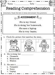 At the same time, this game can also improve their reading skills. Kindergarten Reading Comprehension Read Match Distance Learning Reading Comprehension Kindergarten Kindergarten Reading Science Lessons Elementary