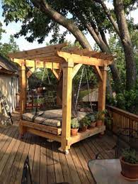 It only requires basic sewing skills and lots of fabric!!! Patio Outdoor Furniture Big W Outdoor Bed Swing Outdoor Porch Bed Outdoor Beds