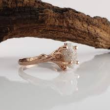 Independent jewelry designer in the united states. Dawn Vertrees Raw Uncut Rough Engagement Wedding Rings Rough Diamond