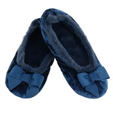 Isotoner signature women's knit ballerina slippers & travel pouch l large 8 9. New Isotoner Women S Iridescent Velour Krista Ballerina Slippers Ebay