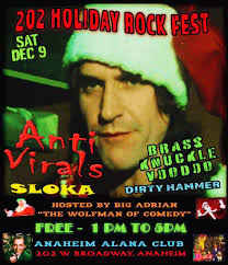 The Anti Virals, SLOKA, Brass Knuckle Voodoo, & Dirty Hammer at the 202  Club #Anaheim #California #Saturday #December092023. #1pm #Free #PunkRock  #Show