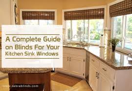 Real wood blinds are out. Blinds For Kitchen Sink Windows A Complete Guide Zebrablinds