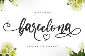 Jeffrey shaw, dirk groeneveld software: Barcelona Schriftarten Von Vultype Creative Fabrica