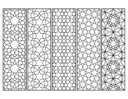 Free printable mosaic coloring pages. Morocsan Mosaic Coloring Bookmarks Stock Vector Illustration Of Ornament Line 148808887