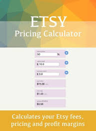 Etsy Pricing Calculator Find Out Your Etsy Fees Recommended Pricing And Potential Profit Margins Pricing Calculator Etsy Marketing Etsy Business