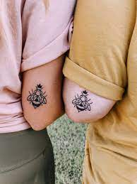 Best Friend Tattoo Idea Friend Tattoos Best Friend Tattoos Queen Bee Tattoo