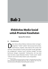 Pengertian, sejarah, pengertian menurut para ahli, ciri, jenis, fungsi, dampak, perkembangan, peran, kelebihan dan kekurangan. Pdf Efektivitas Media Sosial Untuk Promosi Kesehatan