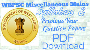 Pscwb.org.in does not belong to any government body & neither. Wbpsc Psc Miscellaneous Mains Question Paper 2004 2019 Pdf Download Wbpsc Miscellaneous Exam Syllabus