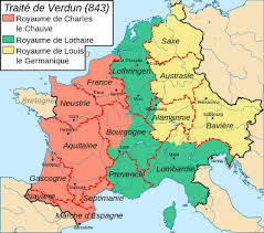 Carolingian Empire World History Map Map Historical Maps