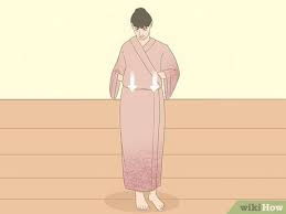 3.) select the horizontal edge by clicking it. How To Dress In A Kimono 11 Steps With Pictures Wikihow