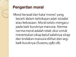 Tujuan dan pentingnya pendidikan moral dalam dunia pendidikan Pendekatan Moral