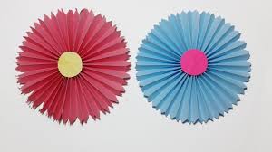 Some use normal printer paper or colored cardstock, while others use different types of paper such as crepe paper, tissue paper, or even coffee filters. How To Make Easy Paper Rosettes Flower Handmade Flowers Step By Step Easy Paper Craft Tutorials Youtube