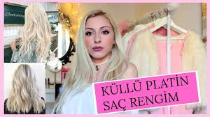 Saclarimi Nasil Kullu Platin Bebek Sarisi Yaptim Youtube
