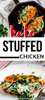 Keto Stuffed Chicken Low Carb Gluten Free Kicking Carbs Recipe Keto Recipes Easy Great Chicken Recipes Recipes