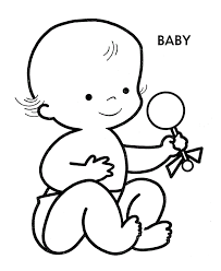 Free Printable Baby Coloring Pages For Kids Baby Coloring Pages Preschool Coloring Pages Free Coloring Pages