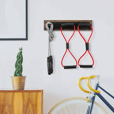 Our wall organizers, like kitchen towel rails and magnetic racks, save counter space and create tons of extra storage. Rustic Metal Woode Gym Storage Wall Organizer Rack Mygift