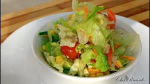 Jamaican Salad Recipe Recipes By Chef Ricardo Youtube