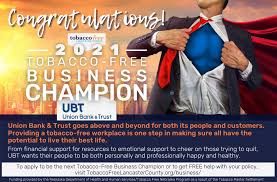 Get directions, reviews and information for union bank & trust in lincoln, ne. Tobacco Free Lancaster County Announces Union Bank Trust As Tflc 2021 Tobacco Free Business Champion Tobacco Free Lancaster County