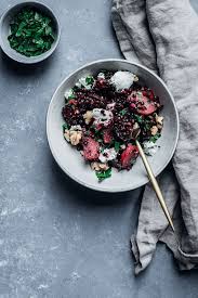 Winterlicher Bunte Bete Linsen Salat Rezept Ziegenfrischkase Lebensmittel Essen Rezepte