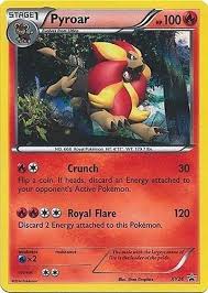 Pokemon Pyroar Xy26 Black Star Promo Card Regular Normal Size Cool Pokemon Cards Pokemon Tcg Rare Pokemon Cards