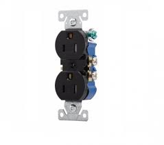 Seymour ground fault circuit interrupter (gfci) receptacles; Eaton Wiring 15 Amp Tamper Resistant Duplex Receptacle Black Eaton Wiring Tr270bk Homelectrical Com