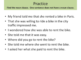 Check spelling or type a new query. Noun Clauses Esol Grammar Ppt Download