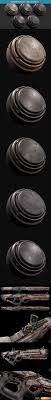 Desire Fx 3d Models Sci Fi Material Pack 01 Substance Painter