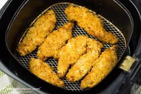 Most air fryer chicken strip recipes call for bread crumbs, but we used ritz. Air Fryer Chicken Tenders You And Your Kids Will Love