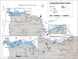 Columbia River Zone Regulations Map Oregon Fishing