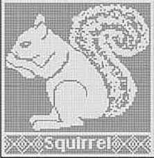 Ravelry Squirrel Filet Chart Pattern By Michelle Ryan