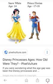 Without further ado, here's how old each disney princess is: Why People Don T Like Snow White Disney Amino