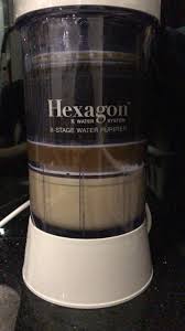 The term hexagonal water refers to a cluster of water molecules forming a hexagonal shape that supposedly enhances nutrient. Cosway Hexagon Water Filter 8 Stage Filtration Replacement Cartridge Kitchen Appliances On Carousell