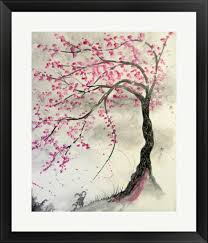 Check spelling or type a new query. Acrylic Painting Pink Home Decor Red Cherry Blossoms Art Collectibles Acrylic Kromasol Com