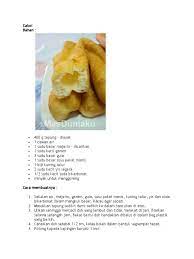 Cakoi dibuat daripada tepung gandum dan susu. Resepi Cakoi