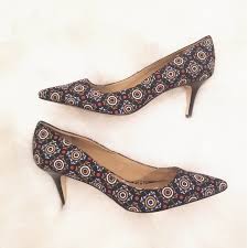Browse among the latest trends in fashion, find the best items to your taste. Parity Navy Patterned Heels Up To 70 Off