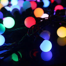Free shipping for many items! 10 Metre Colour Changing Rgb Led String Lights With Decorative Balls Connectable 100 Led S